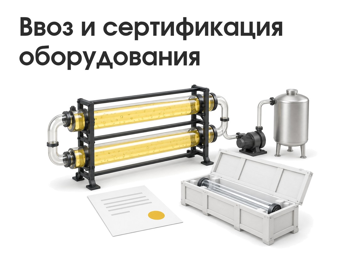 Ввоз и сертификация оборудования: кейс фотобиореакторов для аквакультуры