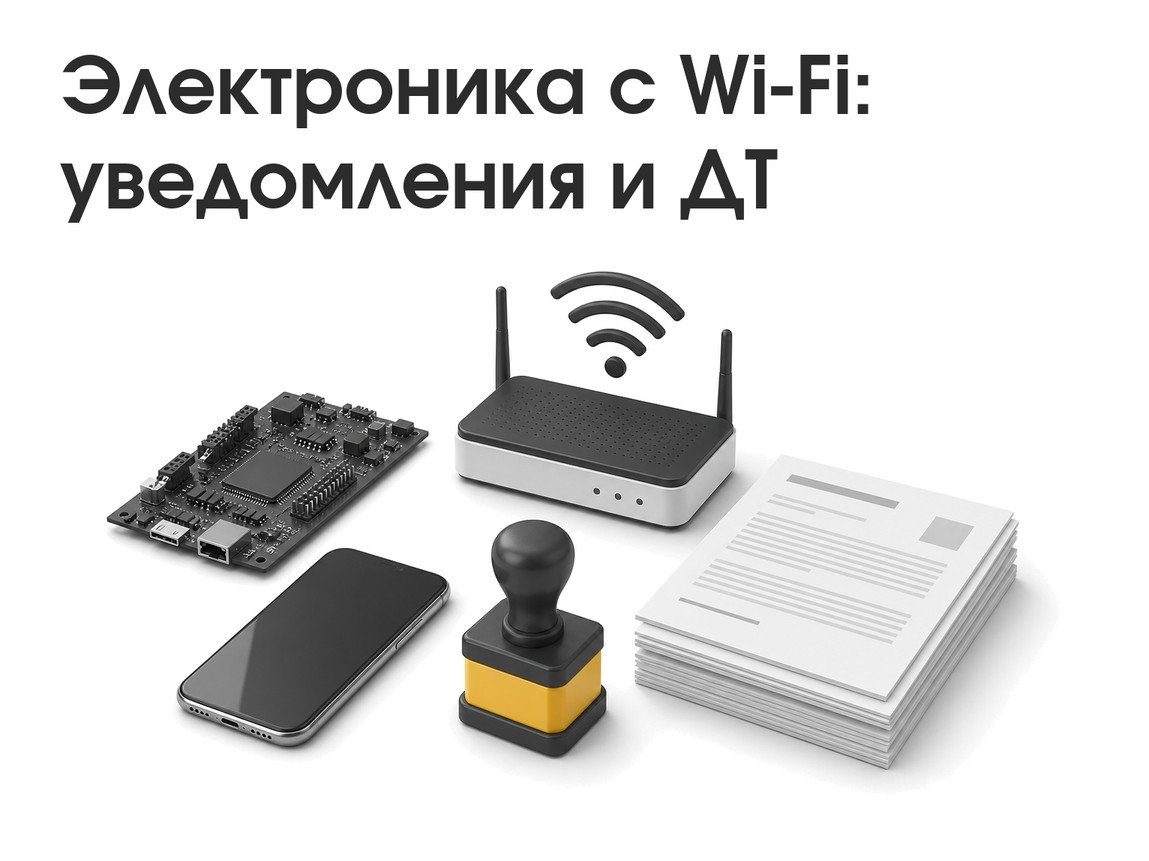 Импорт электроники с Wi‑Fi/Bluetooth: коды ТН ВЭД, уведомления и проверка документов