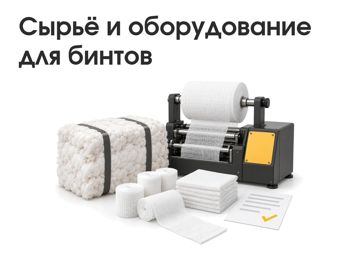 Таможенное оформление сырья и оборудования для производства перевязочных материалов: кейс