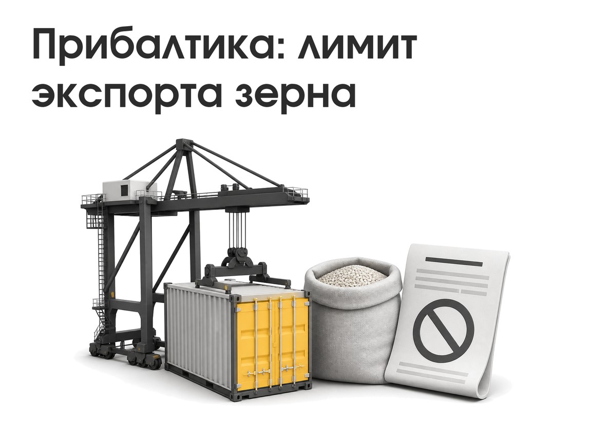 Прибалтика ограничит экспорт российского зерна через свои порты