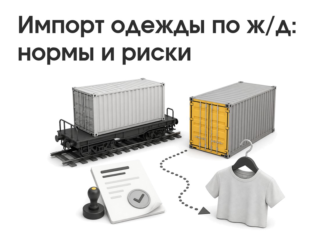 Импорт товаров fashion по ж/д: классификация, документы и риски IP без потерь по срокам
