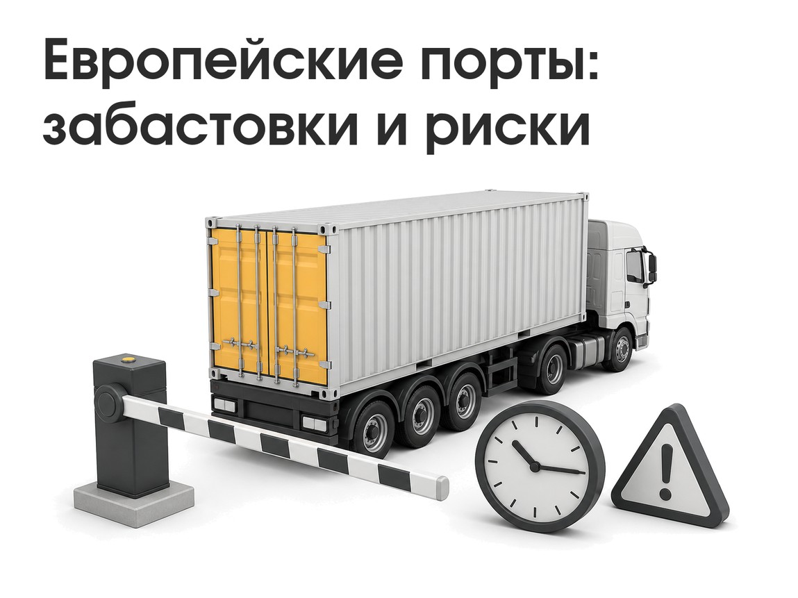 Европейские порты: забастовки и влияние на сроки и тарифы для импортеров РФ