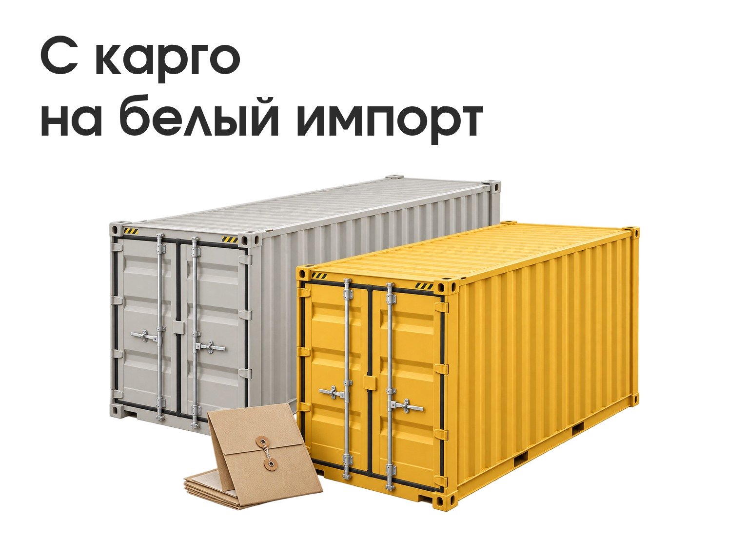Как перейти с карго на белый импорт из Китая